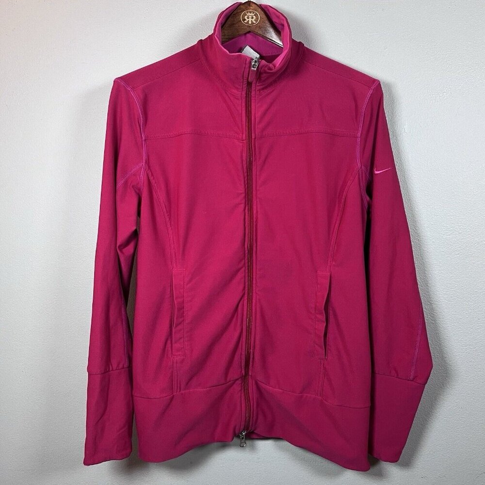 Nike Women's Pink Full-Zip Sweatshirt